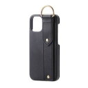 PM-A20APLOILBK iPhone 12 mini レザーケース オープン RICERCA(Coronet) ネロ 無料