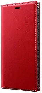 【 13時まで決済完了で当日発送 】 iPhone 11 Pro 薄型PUレザーフラップケース「PRIME」 レッド 送料無料 即納