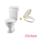 便器 LN便器(手洗なし) 床上排水(壁排水) 普通便座セット C-180P,DT-4540,CF-37AT リクシル LIXIL INAX