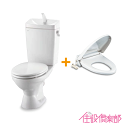便器 LN便器(手洗付) 床上排水(壁排水) 暖房便座セット C-180P,DT-4840,CF-18ASJ リクシル LIXIL INAX
