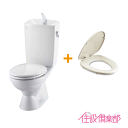 便器 LC便器(手洗付) 床上排水(壁排水) 普通便座セット C-180P,DT-4890,CF-37AT リクシル イナックス LIXIL INAX