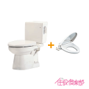 簡易水洗便器 簡易水洗トイレ FZ300-N00(手洗無) 暖房便座セット ダイワ化成 クリーンフラッシュ「ソフィアシリーズ」