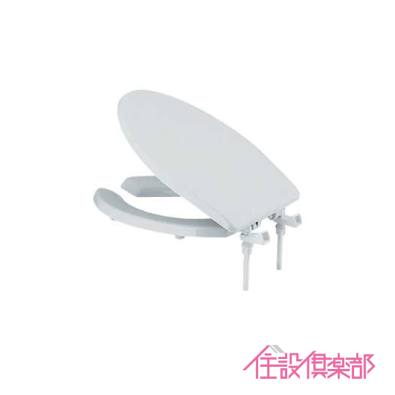 普通便座 前割便座 233-816 (商品カラー：ホワイト) カクダイ
