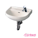 平付壁掛洗面器(壁給水 床排水) セルフストップ水栓セット L210D,TL19AR 手洗い 洗面所 トイレ TOTO