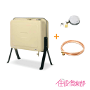 灯油タンク カギ付オイルタンク(角型) 送油銅管セット 石油給湯器 ボイラー用 90リットル OT-90KBS-Q 東洋アルチタイト