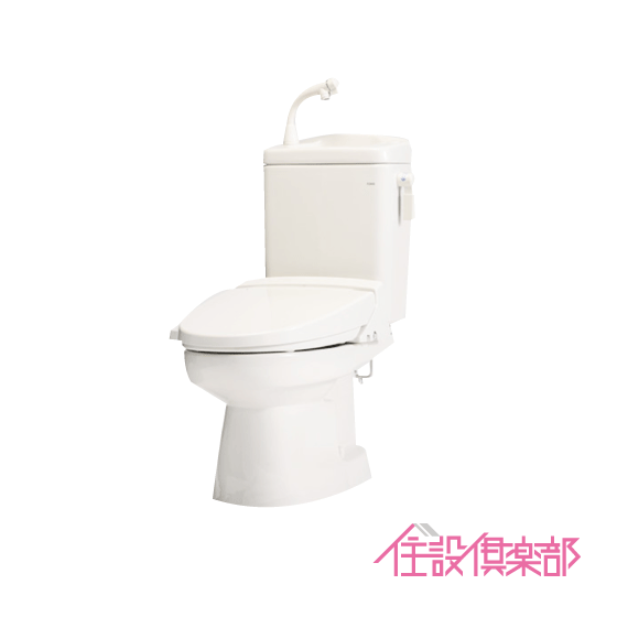 簡易水洗便器 簡易水洗トイレ 定量洗浄タイプ FZ50T-H00(手洗付) 便座無し ダイワ化成 クリーンフラッシュ「ソフィアシリーズ」