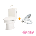 簡易水洗便器 簡易水洗トイレ 定量洗浄タイプ FZ50T-H00(手洗付) 暖房便座セット ダイワ化成 クリーンフラッシュ「ソフィアシリーズ」