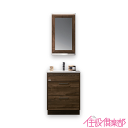 洗面化粧台セット シングルレバー混合栓 洗面台:60cm 化粧鏡:45cm LKEA600AFNJMML45F アサヒ衛陶 EARL(アール)