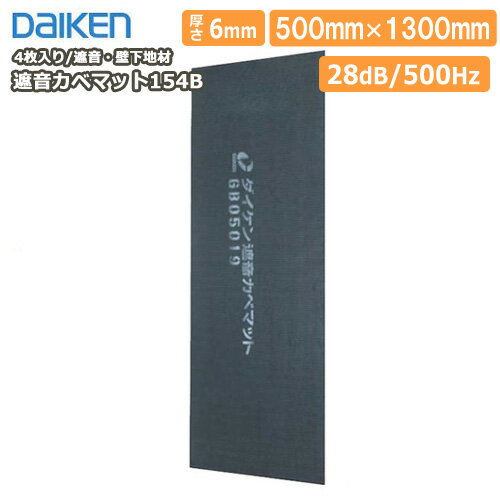 【全品200円OFFクーポン】遮音カベマット154B（4枚・2.6平米） DAIKEN ダイケン 大建工業 じゅうたす 住＋ メーカー直送◆Y