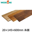 【全品対象200円OFFクーポン】棚板 厚み20mm 糸面 奥行145mm 長さ600mm オーク ウッドワン WOODONE じゅうたす 住+ ◆I