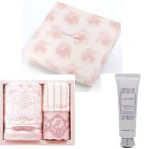 ジルスチュアート ハンドクリーム ホワイトフローラル＆ フェイス.ウォッシュタオル