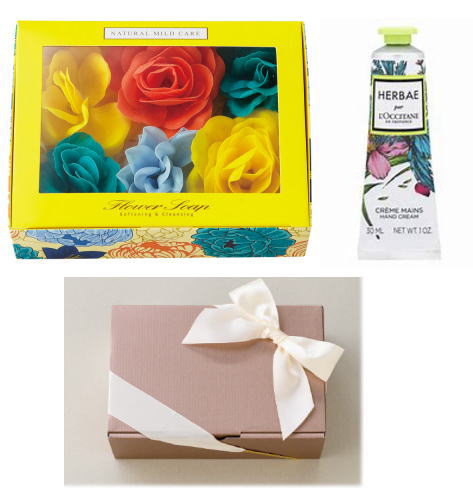 フラワーソープ ソープフラワーコレクション & ロクシタンエルバヴェールハンドクリーム30ml