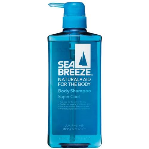 【シーブリーズ】スーパークール ボディーシャンプー ジャンボサイズ 600ml 【メントール配合】【持続性】【SEA BREEZE 】【ボディソープ】