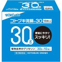 商品特徴 ■『コトブキ浣腸 30g×10個』は、12歳以上の方用の浣腸です。がんこな便秘に優れた効き目があります。医療用(病院用)の浣腸を製造しているメーカーが製造。 ノズル部分の仕上げと使いやすい長さに定評がある、透明の柔らかい容器です。使いやすいイチジク型 効能・効果 便秘 用法・用量 12歳以上1回1個(30g)を直腸内に注入します。 それで効果のみられない場合には、さらに同量をもう一度注入してください。 【用法・用量に関連する注意】 (1)用法・用量を厳守すること。 (2)本剤使用後は、便意が強まるまで、しばらくがまんすること。 （使用後、すぐに排便を試みると薬剤のみ排出され、効果がみられないことがある） (3)12歳未満の小児には使用しないでください。 (4)浣腸にのみ使用すること。 (5)無理に挿入すると、直腸粘膜を傷つけるおそれがあるので注意してください。 (6)冬季は容器を温湯（40℃）に入れ、体温近くまで温めると快適に使用できます。 ご使用方法 (1)容器先端のキャップを取りはずし、肛門部へなるべく深く挿入します。 （滑らかに挿入できない場合は、薬液を少し出し、先端周囲をぬらすと挿入しやすくなります。） (2)容器をおしつぶしながらゆっくりと薬液を注入します。 (3)薬液注入後、2〜5分我慢して十分便意が強まってから排便してください。 【便秘しがちな方】 1. 規則的な排便の習慣をつけることが大切で、毎日時間をきめて一定時間トイレに入るよう心がけてください。 また、便意をもよおした時は、がまんせずトイレに行ってください。 2. 繊維質の多い食べ物と水分を多くとるように心がけてください。 （例：野菜類、果物、コンニャク、カンテン、海藻等） 3. 適度な運動、腹部マッサージなどを行うよう心がけてください。 4. 早朝、起きがけに冷たい水または牛乳等を飲むと便意をもよおしやすくなります。 成分・分量 (30g中) 日局　グリセリン　15.0g ※添加物として、ベンザルコニウム塩化物を含有します。 ご使用上の注意 【してはいけないこと】 （守らないと現在の症状が悪化したり、副作用が起こりやすくなる） 連用しないこと（常用すると、効果が減弱し（いわゆる”なれ”が生じ）薬剤にたよりがちになる。） 【相談すること】 1.次の人は使用前に医師又は薬剤師に相談すること (1)医師の治療を受けている人。 (2)妊婦又は妊娠していると思われる人。 （流早産の危険性があるので使用しないことが望ましい。） (3)高齢者。 (4)激しい腹痛、悪心・嘔吐、痔出血のある人。 (5)心臓病の診断を受けた人。 2.次の場合は、使用を中止し、この外箱を持って医師又は薬剤師に相談すること (1)2〜3回使用しても排便がない場合。 【その他の注意】 立ちくらみ、肛門部の熱感、不快感があらわれることがある。 保管およびお取り扱い上の注意 (1)直射日光の当たらない涼しい所に保管してください。 (2)小児の手の届かない所に保管してください。 (3)他の容器に入れ替えないでください。 誤用の原因になったり品質が変わることがあります。 内容量 30g×10個 広告文責 株式会社　ジューゴ　06-6972-5599 メーカー ムネ製薬株式会社 お問い合わせ：0120-85-0107 受付時間：8：30〜17：00(土・日・祝日を除く) 区分 日本製・第2類医薬品