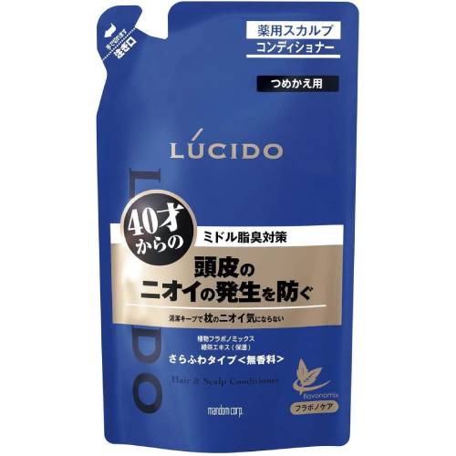 【マンダム】ルシード 薬用ヘア＆スカルプコンディショナー つめかえ用　380g【スカルプ】【ルシード】【LUCIDO】【医薬部外品】