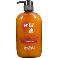 【熊野油脂】馬油 コンディショナー　600ml【弱酸性】【馬油シリーズ】【日本製】