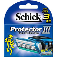 【Schick】シック プロテクタースリー替刃　4コ入【脱毛】【シェービング】
