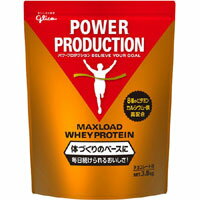 【江崎グリコ】パワープロダクションMAXLOAD ホエイプロテイン 3.5kg【チョコレート味】【プロテイン】【マックスロード】