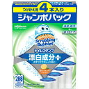 スクラビングバブル トイレスタンプ 漂白 ホワイティーシトラスの香りつけかえ用 38g×4本入【スクラビングバブル】【トイレ用洗剤】【ジョンソン】【洗浄】【防汚】