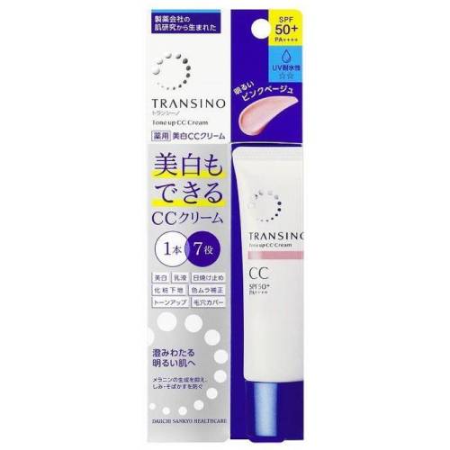 トランシーノ 薬用トーンアップCCクリームピンクベージュ　30g