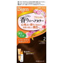 【ホーユー】ビゲン 香りのヘアカラー 乳液2 より明るいライトブラウン　1セット【bigen】【ビゲン】【白髪染め】【医薬部外品】