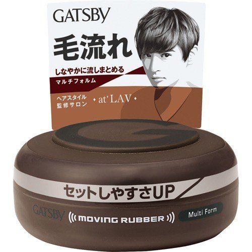 【マンダム】ギャツビー ムービングラバー マルチフォルム　80g【ヘアワックス】【整髪剤】【GATSBY】【ギャツビー】