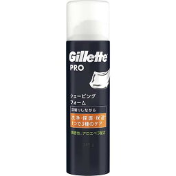 4/25(木)限定☆エントリーで最大100％バック!!Gillette PRO シェービングフォーム　245g【ジレット】【ジレットプロ】【髭剃り】【シェービング】【Gillette】