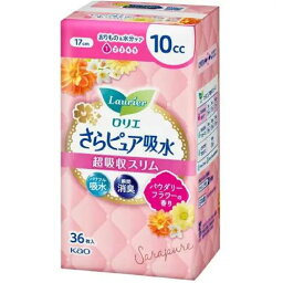 【花王】ロリエ さらピュア吸水 超吸収スリム 10ccパウダリーフラワーの香り 36枚入【おりもの＆吸収ケア】【消臭】【ロリエ】