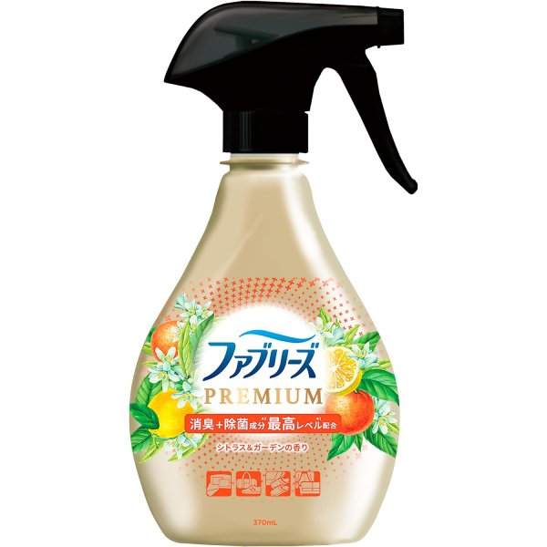 【P&G】ファブリーズ PREMIUM 消臭スプレー 布用 シトラス＆ガーデン本体　370ml【消臭剤】【febreze】【ファブリーズ】【プレミアム】 1