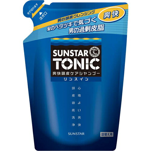 トニック 爽快頭皮ケアシャンプー リンスインつめかえ用　340mL