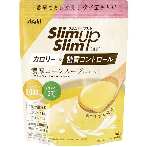 【アサヒグループ食品】スリムアップスリム プレシャス　スープコーンスープ 360g【スリムアップスリム】