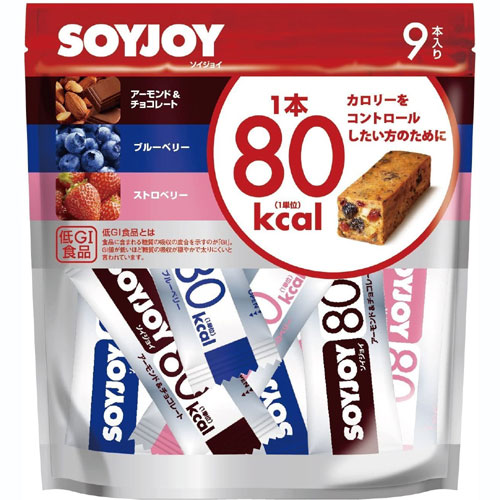 【大塚食品】【SOYJOY】ソイジョイ　カロリーコントロール80（9本入）【食物繊維】【低GI食品】【ソイジョイ】【大豆】