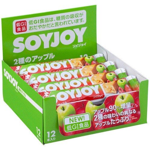 【大塚食品】【SOYJOY】ソイジョイ　2種のアップル　1箱(12本入)【大豆】【低GI食品】 1