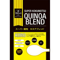 商品特徴 ■スーパーフードとしても注目されているキヌアを40％、アマランサスを30％も配合するなど、 雑穀の中でも栄養価にこだわりセレクトし、配合にもこだわりました ※商品リニューアル等によりパッケージ及び容量等は変更となる場合があります。ご了承ください。 原材料 キヌア、アマランサス、ひえ 栄養成分表示 【100g当たり】 エネルギー：369kcal、たんぱく質：12.3g、脂質：5.5g、炭水化物：70.2g(糖質：65.1g、食物繊維：5.1g)、食塩相当量：0g、鉄：4.15mg、マグネシウム：166mg、グルテン：0mg ご注意 ・本品には。品質保持剤の袋が入っておりますが、この袋は食べられませんので開封後はお捨てください。 ・本商品は、そばを加工している工場で製造しております。 ・開封後は密封し冷暗所で保存し、できるだけお早めにお召し上がりください。 ・直射日光や高温多湿の場所を避けて保存してください。 内容量 300g 広告文責 株式会社　ジューゴ　06-6972-5599 メーカー 株式会社小谷穀粉 お客様相談室：0880-883-3807 受付時間：9:00〜17:00（土・日・祝日・年末年始・夏季休暇を除く） 区分 健康食品・スーパーフード　