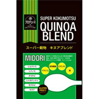 商品特徴 ■スーパーフードとしても注目されているキヌア に、緑がキレイな緑豆やそばの実、高きび、発芽玄米、もちきびをブレンドし、雑穀の中でも栄養価にこだわりセレクトし、配合にもこだわりました ※商品リニューアル等によりパッケージ及び容量等は変更となる場合があります。ご了承ください。 原材料 緑豆、そば、高きび、玄米(日本)、もちきび、キヌア 栄養成分表示 【100g当たり】 エネルギー：350kcal、たんぱく質：15.6g、脂質：2.8g、炭水化物：68.3g(糖質：62.9g、食物繊維：5.4g)、食塩相当量：0g、鉄：3.84mg、マグネシウム：164mg、ビタミンB1：0.54mg、グルテン：0mg ご注意 ・本品には。品質保持剤の袋が入っておりますが、この袋は食べられませんので開封後はお捨てください。 ・本商品は、そばを加工している工場で製造しております。 ・開封後は密封し冷暗所で保存し、できるだけお早めにお召し上がりください。 ・直射日光や高温多湿の場所を避けて保存してください。 内容量 300g 広告文責 株式会社　ジューゴ　06-6972-5599 メーカー 株式会社小谷穀粉 お客様相談室：0880-883-3807 受付時間：9:00〜17:00（土・日・祝日・年末年始・夏季休暇を除く） 区分 健康食品・スーパーフード　