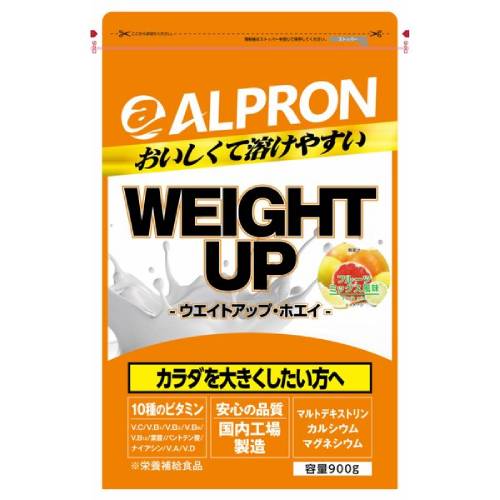 ALPRON ウェイトアップ フルーツミックス風味　900g【プロテイン】【ホエイプロテイン】【アルプロン】