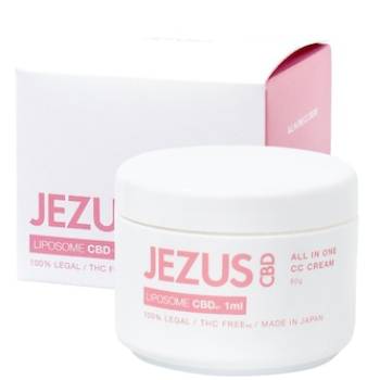 5/15(水)限定☆エントリーで最大100％バック!!JEZUS　CBD　オールインワンCCクリーム　50ml【クリーム】【CCクリーム】【CBD】【JEZUS】