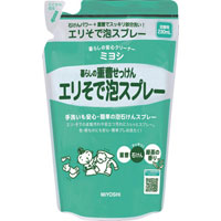 【ミヨシ石鹸】暮らしの重曹せっけん エリそで泡スプレー つめかえ用　230ml【洗濯】【エリそで】【MIYOSHI】