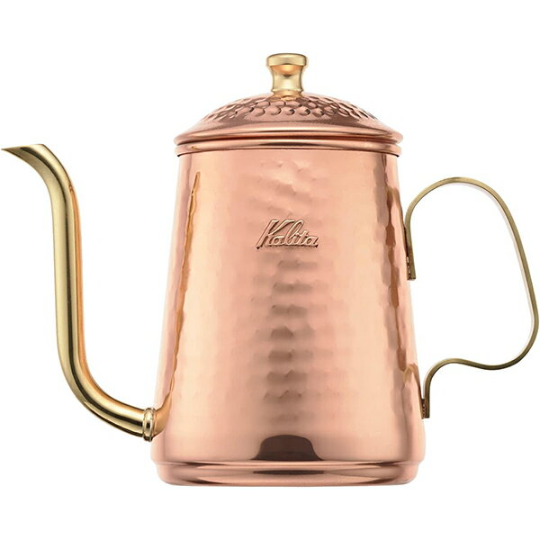 【送料無料】カリタ Kalita コーヒーポット 銅製 600ml 細口 ノズル 直火 日本製 Cuケトル600 ドリップポット ドリップケトル コーヒー ケトルやかん 喫茶店 カフェ キャンプ アウトドア