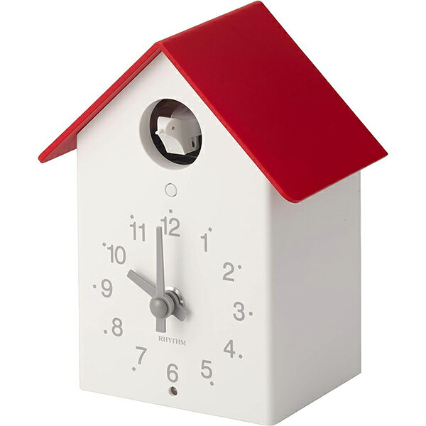 Lemnos レムノス Birdhouse Clock ハードハウスクロック NY16-12 ホワイト ナチュラル カッコー時計 鳩時計 掛け時計 木製 おしゃれ 正規品