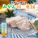 あらたまの羽二重餅 みかん (10個入り) ～送料無料~お餅　和菓子　父の日　母の日　敬老の日　お歳暮　お年賀　御礼福井　新珠　人気　ギフト　プレゼント　手土産