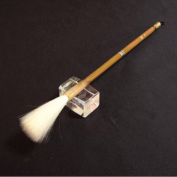 寿香堂 羊毛筆 細光鋒『百鶴 6号』半切3行書きタイプ｜書道 書道筆 書道用品 漢字用 渇筆