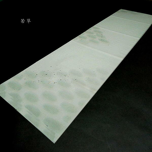 仮名用 加工紙『籐』全体型ぼかし 金銀切箔砂子 半切判（35×136cm）10枚入り｜書道 書道用紙 染画仙紙 仮名条幅 かな用加工紙