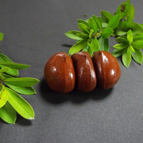 南部鉄器製 文鎮『栗』3個セット|書道 書道用品 書鎮 ペーパーウェイト 和小物 伝統工芸 可愛い おしゃれ 秋