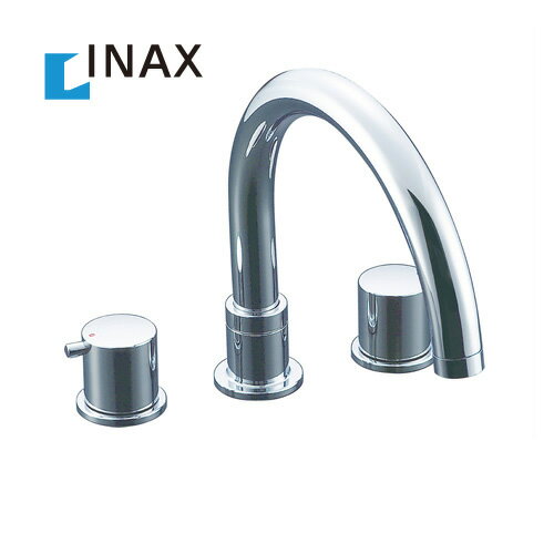  INAX イナックス LIXIL リクシル 2ハンドルバス水栓 デッキタイプ eモダンシリーズ 吐水口長さ：243mm 水栓 蛇口 混合水栓 浴室用 おしゃれ 台付