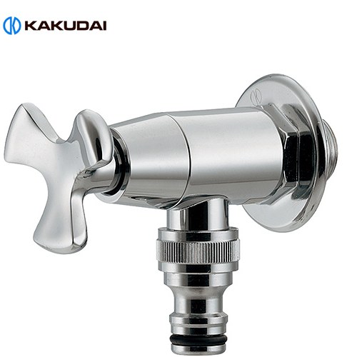 [701-363-13] カクダイ 蛇口 散水栓 水栓 蛇口 カップリング水栓 単水栓 【送料無料】