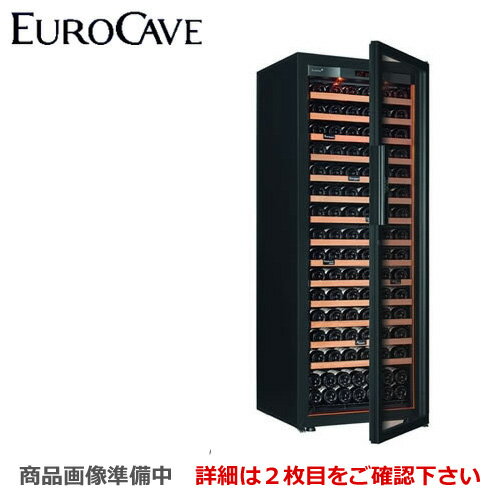  ユーロカーブ ワインセラー Revelation レヴェラシオン 収容本数：182本 扉タイプ：フルガラス EUROCAVE 容量：445L 黒色 