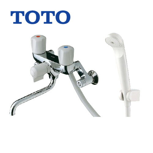 【送料無料】 TOTO 浴室シャワー水栓 蛇口 混合水栓 蛇口 壁付きタイプ [TMS20C] 2ハンドルシャワー水栓 スプレー（…