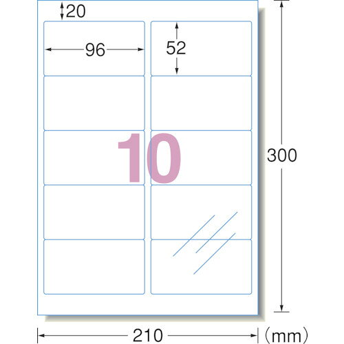 スリーエム ジャパン　3M　エーワン［［TM上］］　透明保護フィルム　96×52mm　（6枚入）　【品番：79210】