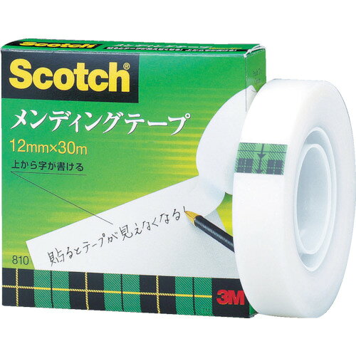 ●【メール便対応】スリーエム ジャパン　3M　メンディングテープ　12mmX30m　巻芯径25mm　【品番：810-1-12】